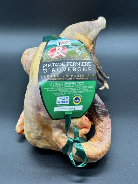 Pintade fermière Label Rouge (vendu à l'unité)
