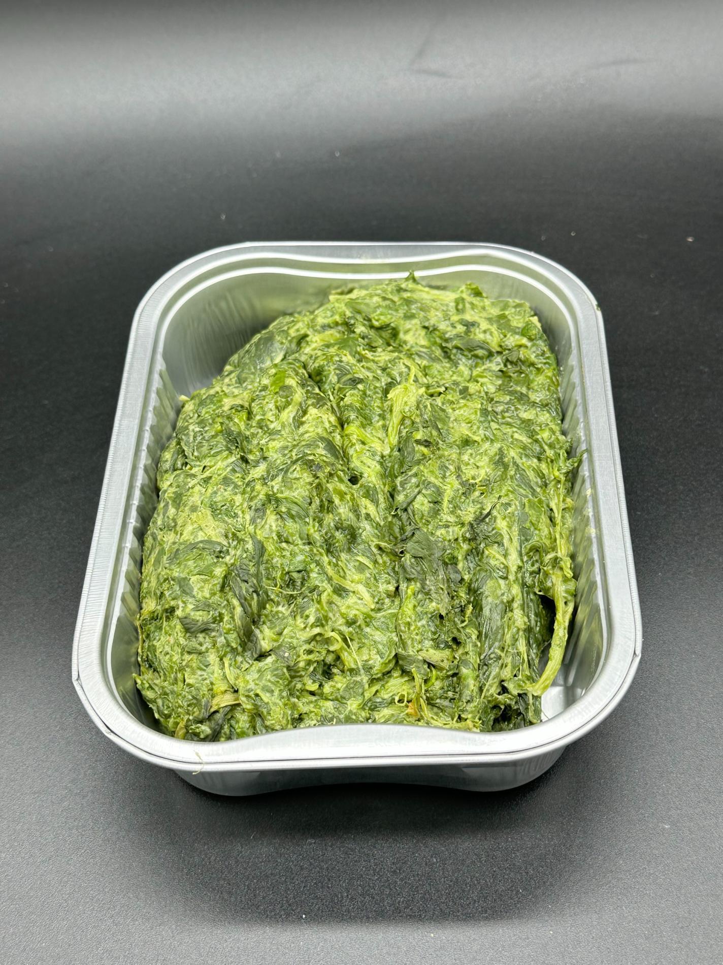 Epinards en béchamel (prix à la part)