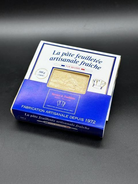 Pâte feuilletée 500g (prix à la pièce)