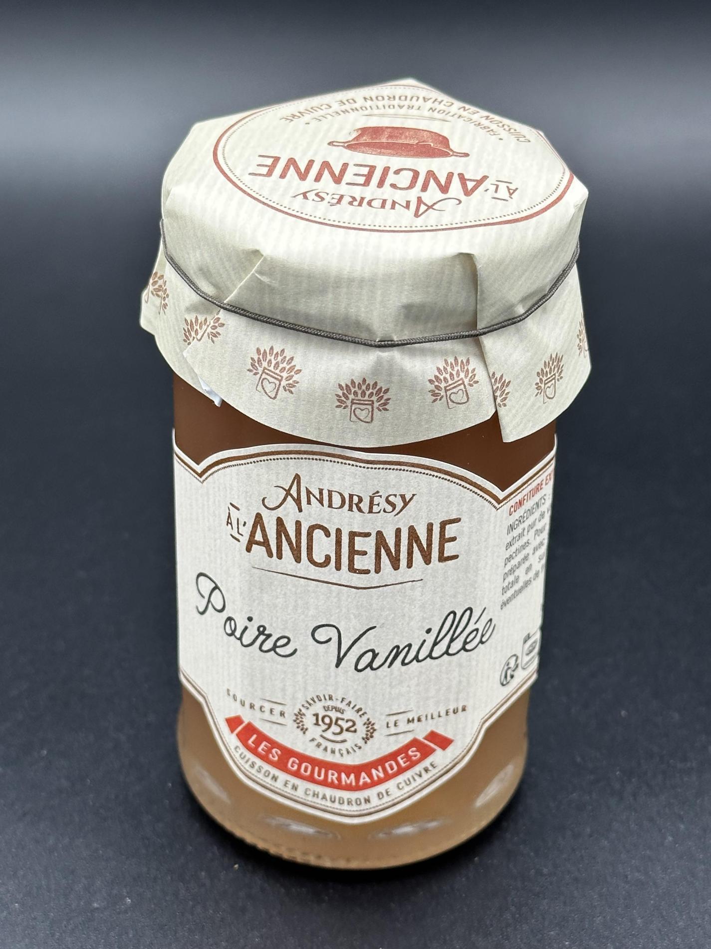 Confiture artisanale poire vanillée (pot de 270g)