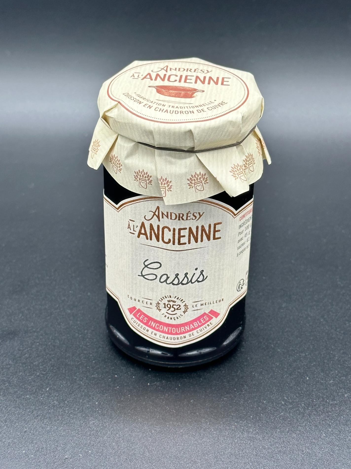 Confiture artisanale cassis (pot de 270 g)