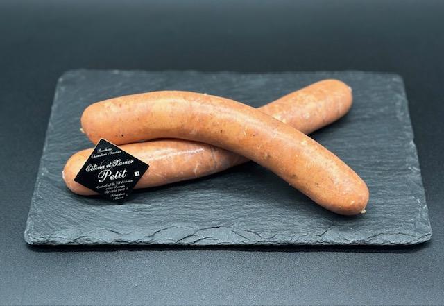 Saucisse chèvre tomates confites (prix moyen d'une saucisse)