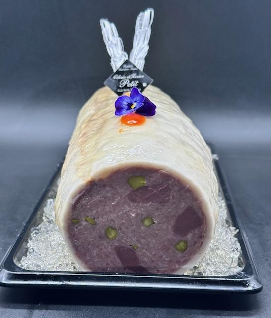 Galantine de canard aux pistaches (prix d'une tranche)