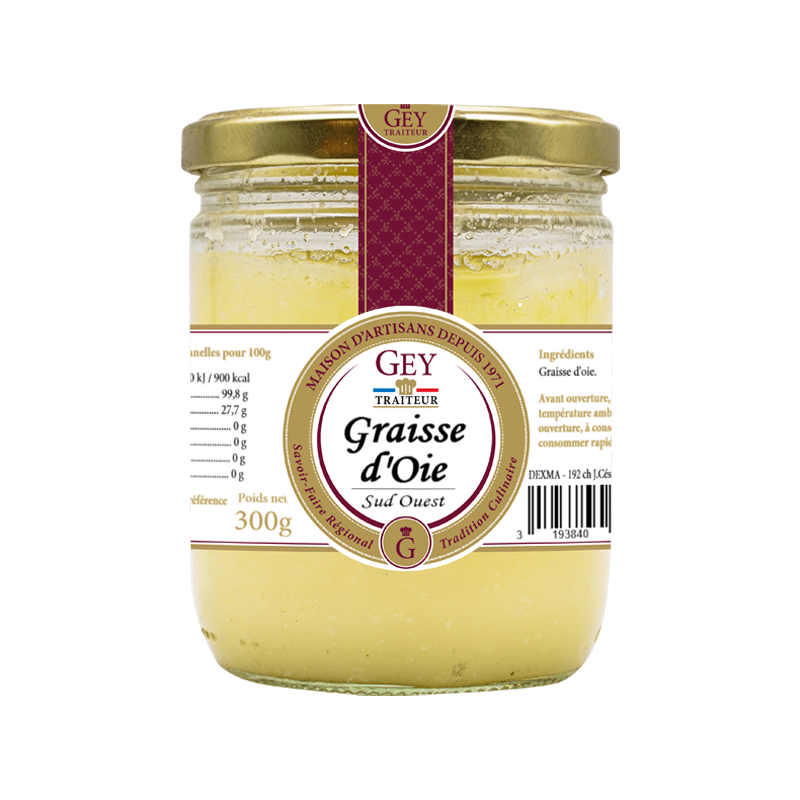 Graisse d'oie (44 cl) prix du bocal