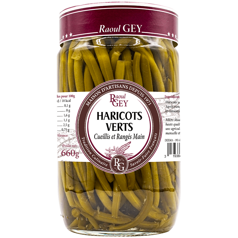 Haricots verts (72 cl) prix du bocal