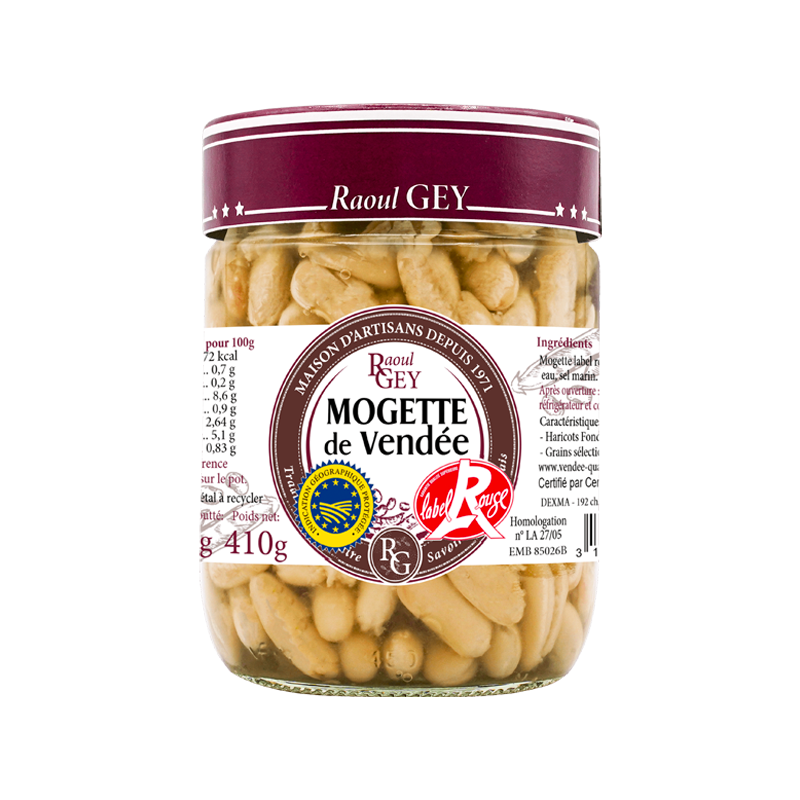 Mogettes (44 cl) prix du bocal