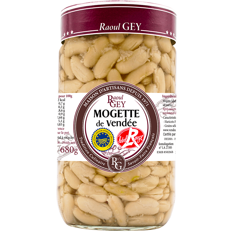 Mogettes (72 cl) prix du bocal