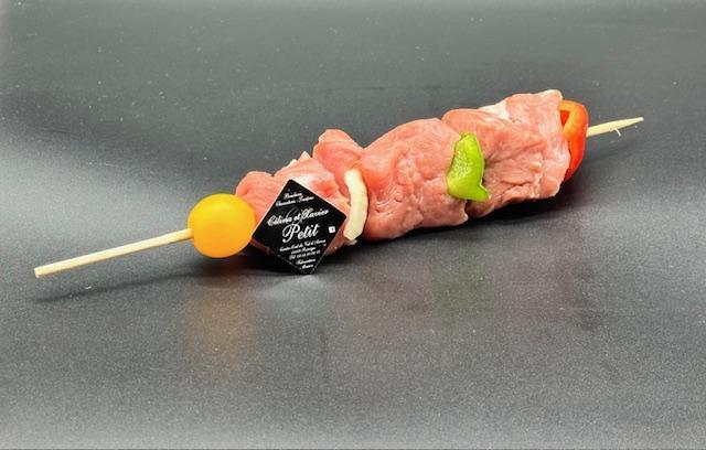 Brochette de veau nature (prix moyen d'une brochette)