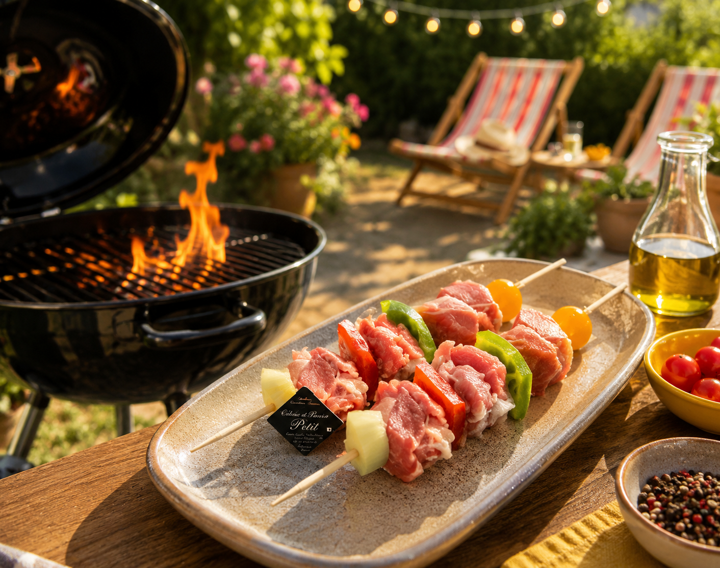 Brochette d'agneau (prix moyen d'une brochette)