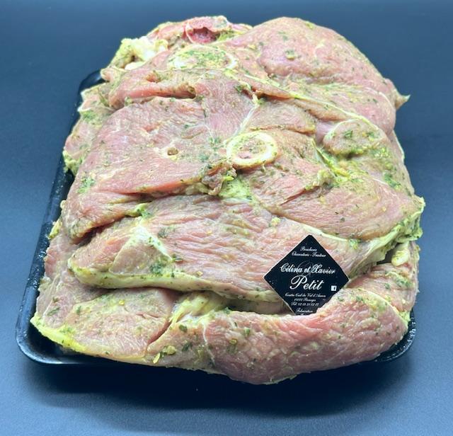 Gigolette d'agneau marinée (prix moyen approximatif pour une tranche)