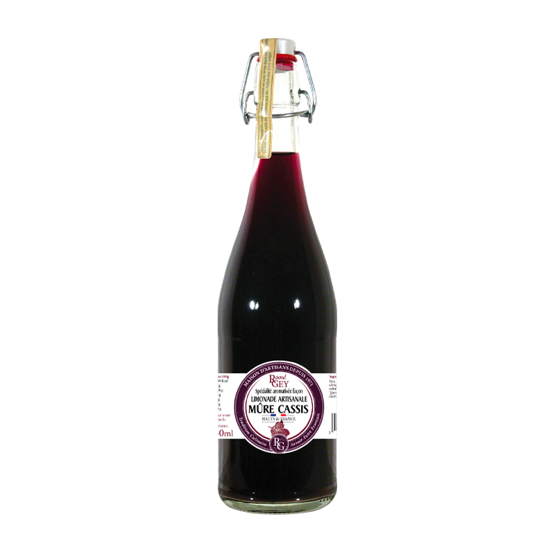 Limonade mûre-cassis (75 cl) prix de la bouteille)