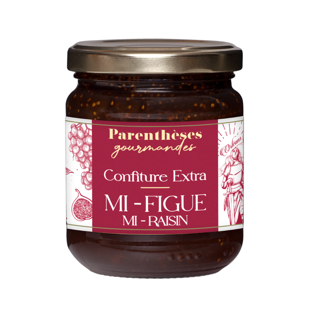 Confiture mi-figue, mi-raisin (pot de 250g)