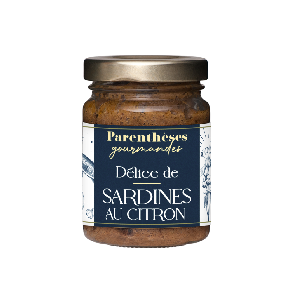 Délice de sardines au citron (80g)
