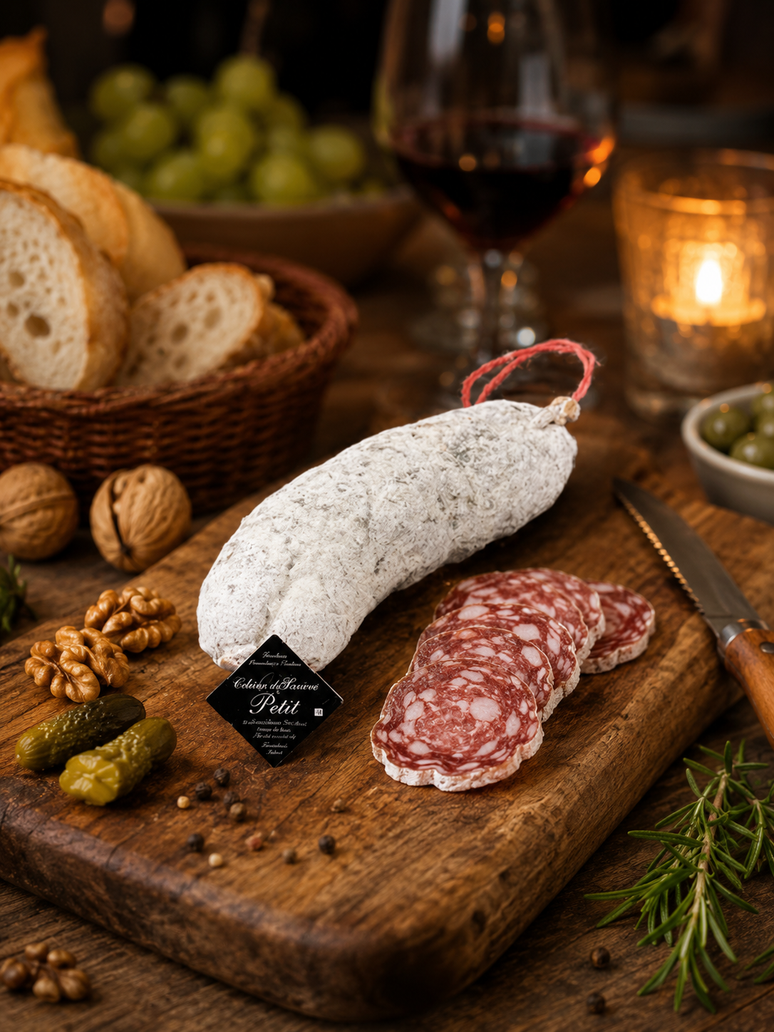 Saucisson sec maison (prix moyen d'un saucisson)